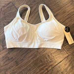 Truekind daily comfort wireless bra nude